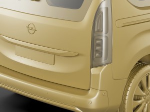 opel combo life 3Dモデル