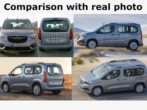 opel combo life 3Dモデル