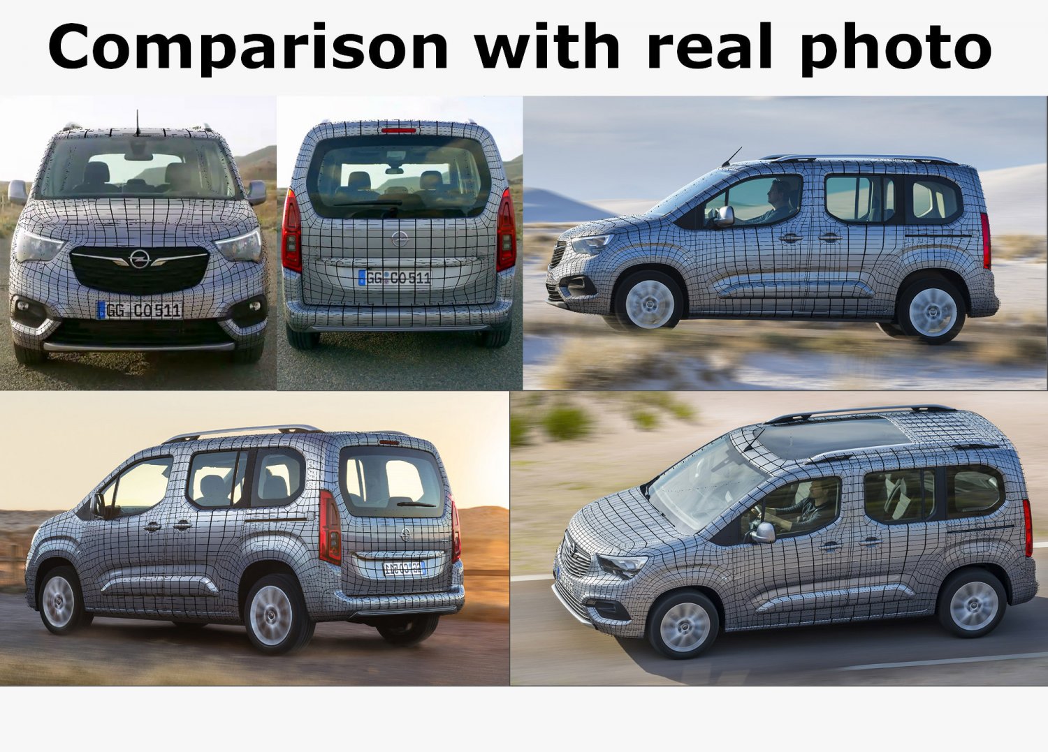 Opel Combo Life 3d Modell In Van Und Minivan 3dexport