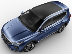 hyundai santa fe 2019 3D Model