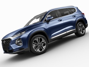 hyundai santa fe 2019 3D Model