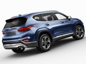 hyundai santa fe 2019 3D Model