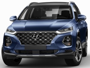 hyundai santa fe 2019 3D Model