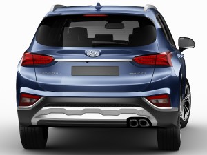 hyundai santa fe 2019 3D Model
