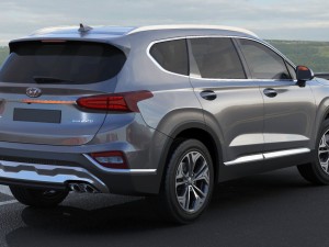 hyundai santa fe 2019 3D Model