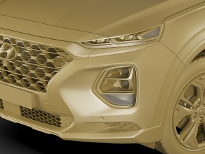 hyundai santa fe 2019 3D Model