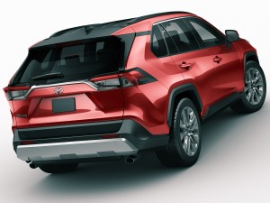 toyota rav4 2019 3D Модель