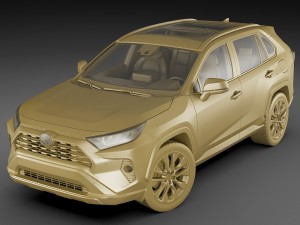 toyota rav4 2019 3D Модель