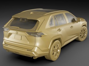 toyota rav4 2019 3D Модель