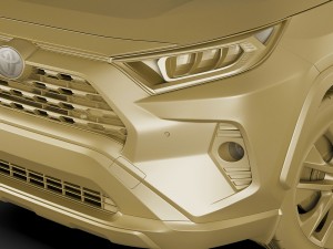 toyota rav4 2019 3D Модель