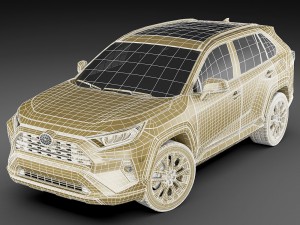 toyota rav4 2019 3D Модель