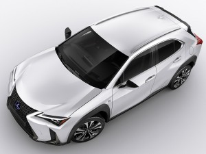 lexus ux f-sport 2019 3D Model