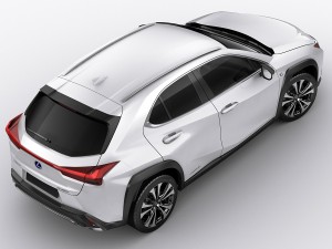 lexus ux f-sport 2019 3D Model