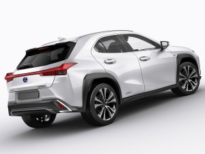 lexus ux f-sport 2019 3D Model