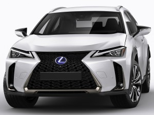lexus ux f-sport 2019 3D Model