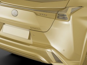 lexus ux f-sport 2019 3D Model