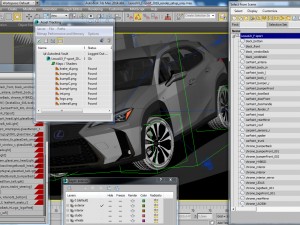 lexus ux f-sport 2019 3D Model