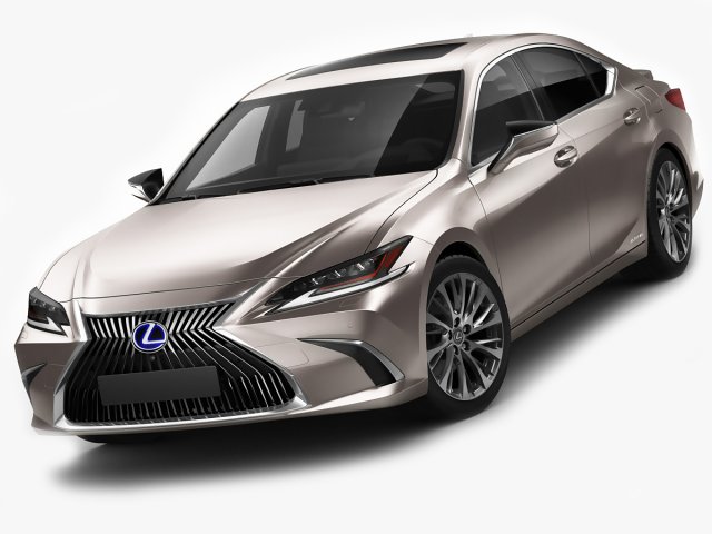 lexus es 2019 3D Model .c4d .max .obj .3ds .fbx .stl .blend 