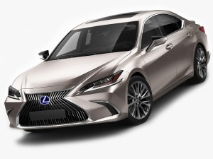 lexus es 2019 3D-Modell