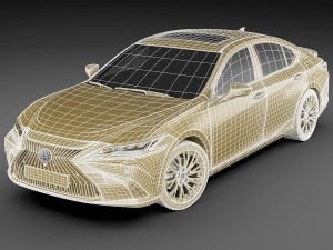 lexus es 2019 3D Model