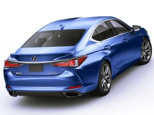 lexus es f-sport 2019 3D Model