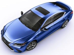 lexus es f-sport 2019 Modelo 3D
