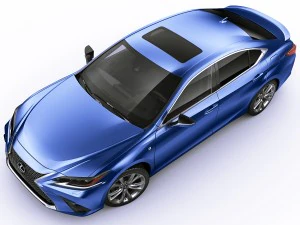 lexus es f-sport 2019 3D Model