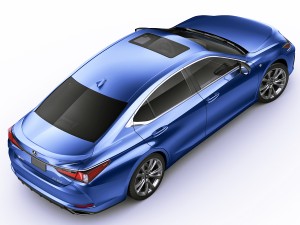 lexus es f-sport 2019 Modelo 3D