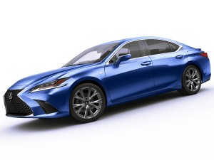 lexus es f-sport 2019 Modelo 3D