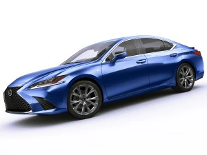 lexus es f-sport 2019 3D Model
