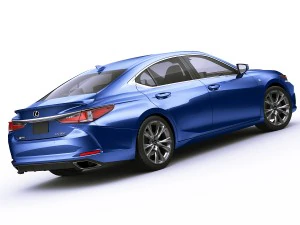 lexus es f-sport 2019 3D Model