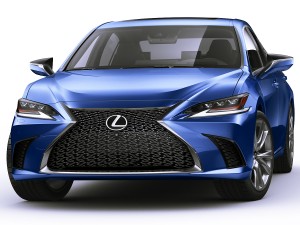 lexus es f-sport 2019 Modelo 3D