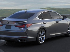 lexus es f-sport 2019 Modelo 3D