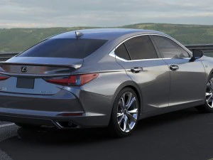 lexus es f-sport 2019 3D Model