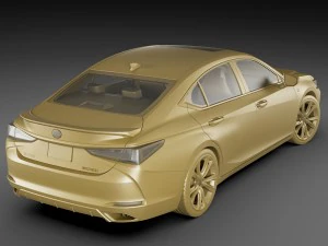 lexus es f-sport 2019 3D Model