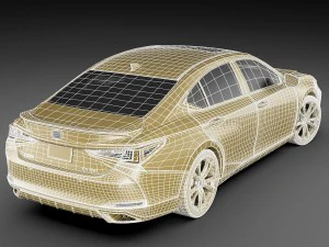 lexus es f-sport 2019 3D Model