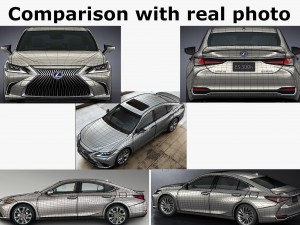 lexus es f-sport 2019 Modelo 3D