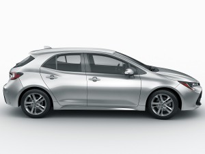 toyota corolla hatchback and auris 2019 Modello 3D