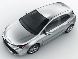 toyota corolla hatchback and auris 2019 3D Model
