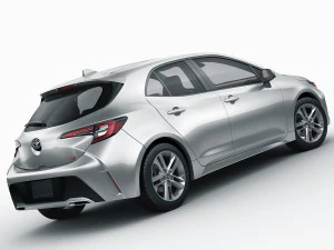 toyota corolla hatchback and auris 2019 3D Model