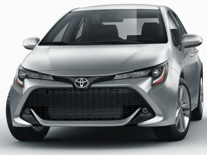 toyota corolla hatchback and auris 2019 3D Model
