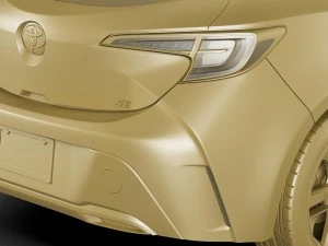 toyota corolla hatchback and auris 2019 3D Model