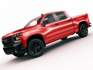 chevrolet silverado trail boss and custom 3D Model