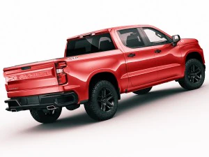 chevrolet silverado trail boss and custom 3D Model