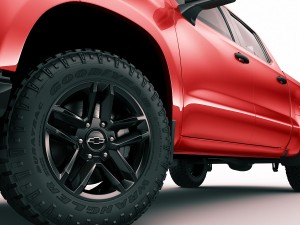 chevrolet silverado trail boss and custom 3D Модель