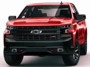 chevrolet silverado trail boss and custom 3D Модель