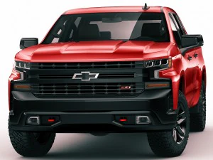 chevrolet silverado trail boss and custom 3D Model