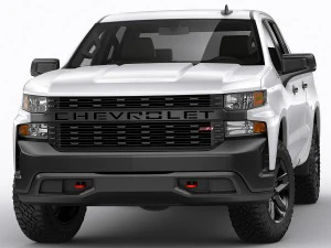 chevrolet silverado trail boss and custom 3D Model