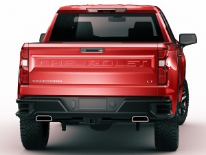 chevrolet silverado trail boss and custom 3D Модель