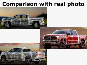 chevrolet silverado trail boss and custom 3D Model